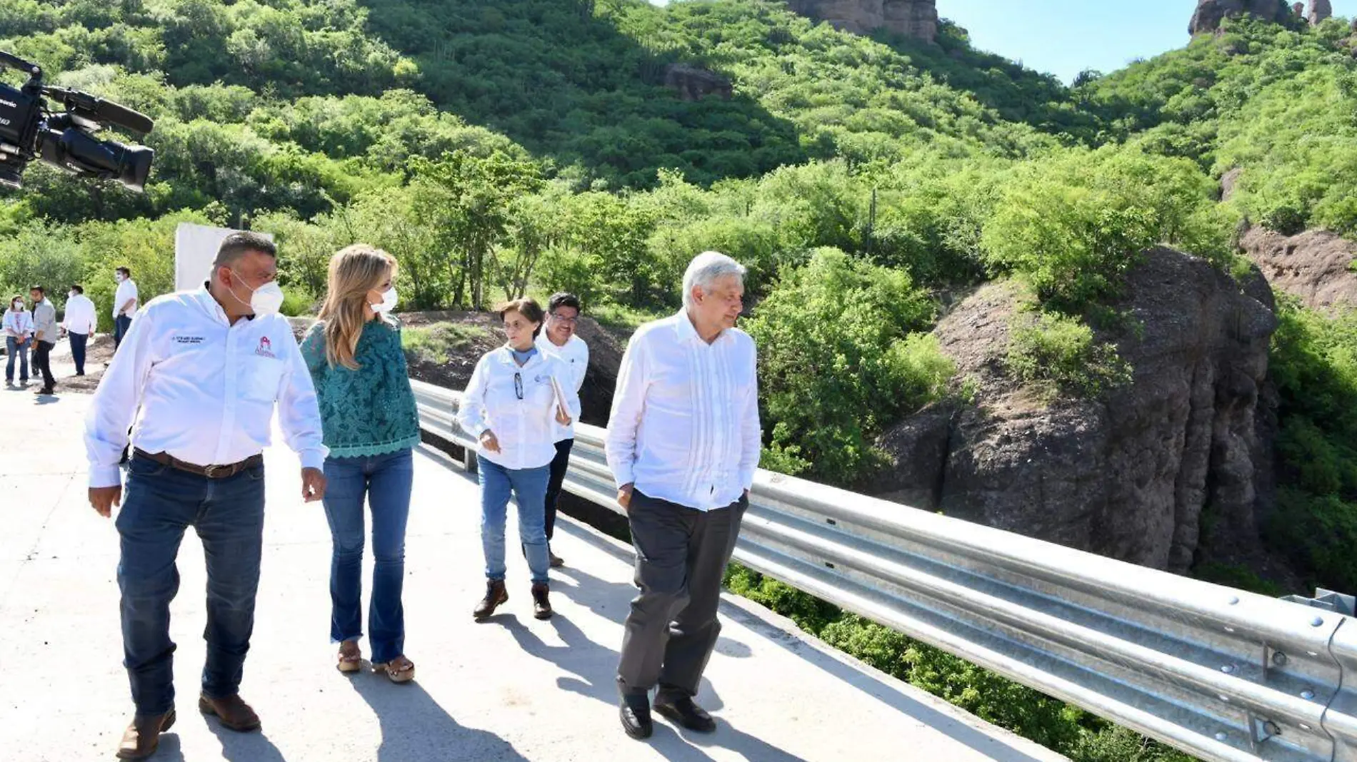 Inauguración de presa Los Pilares (1)